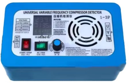 Ounfhtrttk Tester per Schede Inverter per Compressori di Frigorifero da 1-3, Valvola Solenoide A Impulsi, Strumento di Test per Frigorifero, Spina EU.