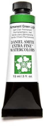 Permanent Green Light Series 1, 15ml Tube Daniel Smith Extra Fine Watercolour