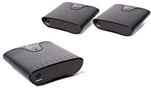 TELESYSTEM TWINY 1.2 23500046 ripetitore Audio Video 2,4Ghz 1 trasmettitore + 2 ricevitori