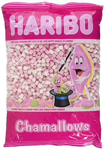 Haribo Sac Mini Chamallows 1 kg - Lot de 2