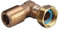 Gurtner - Raccord gaz naturel - Raccord coudé 90° à joint plat gaz - écrou G1/2 - sortie Mâle G1/2 (15/21) - Gurtner