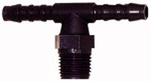 RIEGLER 110968-32.243 T-Einschraubstutzen, R 1/4 a., für Schlauch LW 8 mm, SW 14, PA 6, 1Stk