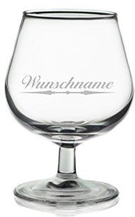polar-effekt Verre à cognac avec gravure personnalisable 150 ml