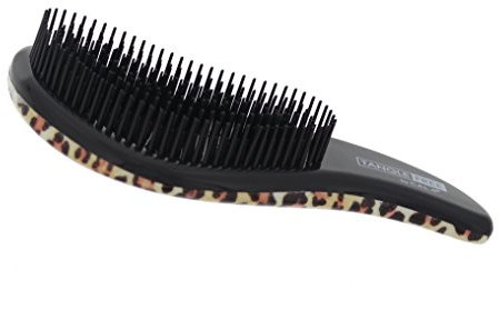 Tangle-Free Hair Brush (Black/Brown Leopard)