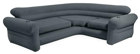 Intex Inflatable Corner Sectional Sofa with Cupholders