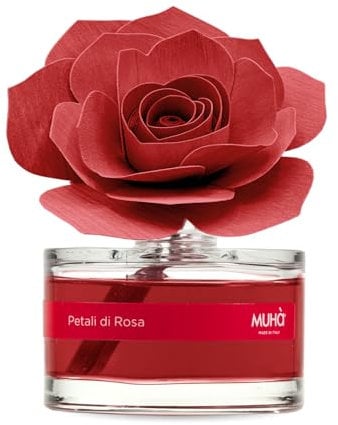 Muhà Rosa Diffuser Rossa 50ML Petali di Rosa