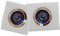 Handmade with Love by Fatima. 2 peephole stickers. To stick in your door inside the frame. Present for your friends.