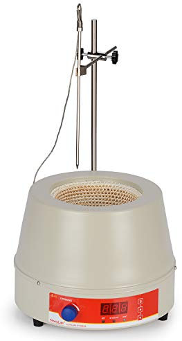 stonylab Electric Stirring Heating Mantle, Adjustable Heating and Stirring Electromantles Electrothermal Heating Mantle with Magnetic Stirrer Digital Temperature Control 220V/300℃ 350W - 1000 ml