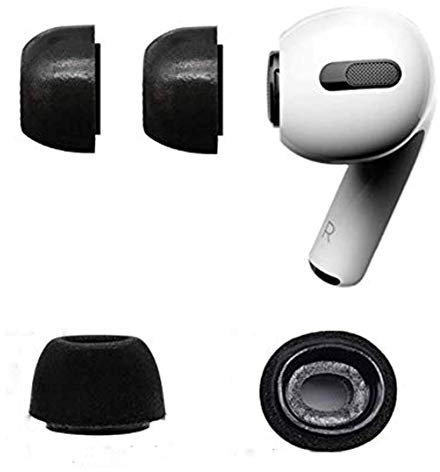 Zotech Replacement 2 Pairs Memory Foam Ear Tips for Apple Airpods Pro (Small)
