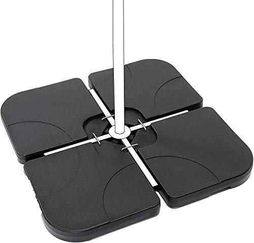 AKTIVE 62196 - Soporte parasol rellenable cuadrado 4 piezas AKTIVE Garden