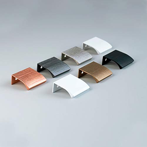 HARTE - Tirador Edge Straight - Ideal para Todo Tipo de Muebles de Baño y Cocina - Medidas 40 mm - para Armarios y Cajones de tu Hogar - Color Cobre