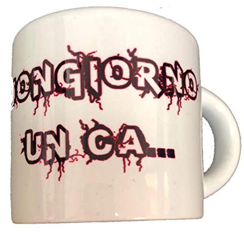 Tazzina da Caffè Natalizia Buongiorno un caz..Tazzine Personalizzate PS 10523-0025