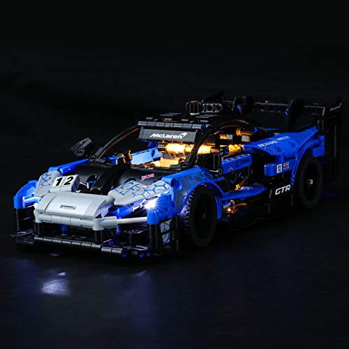 BRIKSMAX Led Beleuchtungsset für Lego Technic McLaren Senna GTR - Compatible with Lego 42123 Bausteinen Modell - Ohne Lego Set