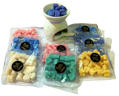 20 x Highly Scented Wax Melts Mini Hearts Many fragrances Designer Inspired (Vanilla)
