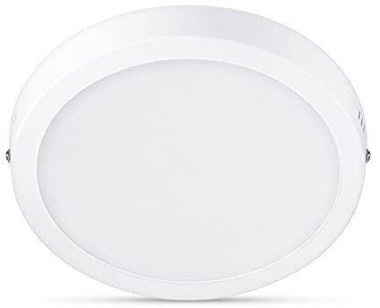Philips LED Magneos Slim Surface Mount Round Downlight 4000K 12W [Cool White - White] for Indoor Lighting, Livingroom and Bedroom