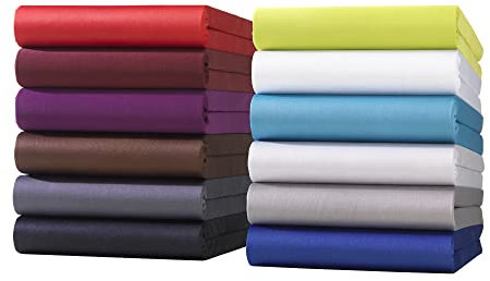 Hometex Premium Textiles Boxspringbett Spannbettlaken Spannbetttuch 180-200 x 200-220 cm, Bettlaken Jersey aus 100% Mikrofaser, Matratzen bis 35 cm, Oeko-TEX Made IN Green, Türkis