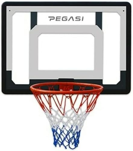 Pegasi Basketballbrett Fun 82x58cm - Schwarz | Outdoor, Basketball ring, Basketballring, Spielmaß 82 x 58 cm, Metall, Farbe Schwarz