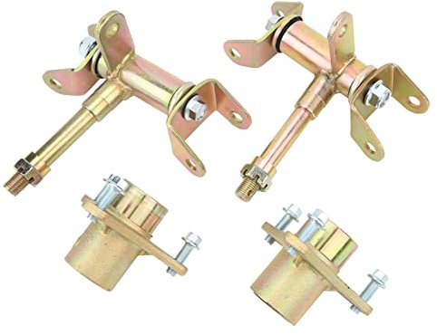 Vorderes Achsschenkel-Spindelset, Vorderes Achsschenkel-Spindel-Set, Vorne, Links, Rechts, Bremsscheibe, Radachse, Felge, Nabe, Achsschenkel für ATV, Go-Karts, Offroad, UTV-Quads