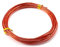 20m Basteldraht 0.8mm, Aluminium Craft Draht Blumendraht Aluminiumdraht Dekodraht Bindedraht für Blumengestecke, DIY Handwerk Dekorieren Schmuck Kranzherstellung, Schmuckdraht zum Basteln,Orange