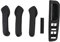 BONRYAN 8 Stück/Set Fensterglasplatte Knopf Bedienfeld Türgriffabdeckung für Golf 4 Fit für Je-tta MK4 Bo-ra 1998-2004 (Matt Schwarz)