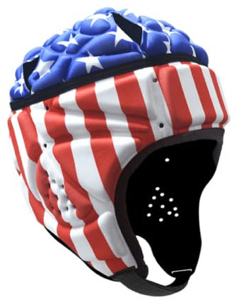 Rugby Helm Kopfschutz Torhüter Fußball Torwart Helm Sport Kopfbedeckung Scrum Cap Kopfschutz Weicher Schutzhelm Unterstützung für Hockey Fußball Rugby