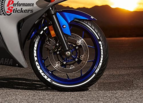 Motorrad Reifen Sticker permanente ReifenBeschriftung Motocross Reifenaufklebervoll Toyo Tires PROXES + Streifen