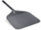 NUTUNI Pala para pizza perforada, 36 cm, pala para pizza de aluminio anodizado duro con mango desmontable para pizzas, pan, tartas caseras
