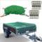 CargoVA® Anhängernetz 2x3M [DEKRA Geprüft] - Hängernetz mit Gummiseil, Eckenmarkierung und Haken - zur perfekten Ladungssicherung