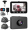 VSYSTO 3-Kanal Rückfahrkamera WiFi 4.5 Zoll Bildschirm LKW Kamera, Wasserdichtes Vorderseite 1080P Seite 720P Kamera Infrarot-Nachtsicht Objektiv Dashcam, GPS, G-Sensor, Loop-Aufnahme (schwarz-T4.5)