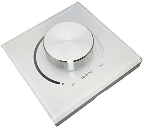 LAZIRO Dimmer for Kobold LED-LED-Streifenschalter Wandhalterung Dimmable 86 Type Knob Panel Controller kompatibel for DALI