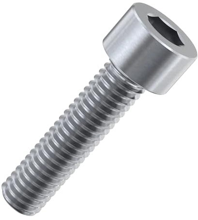 Accu - M5 x 100mm Cap Head Screws (DIN 912) - Stainless Steel (A2) (Pack of 6)