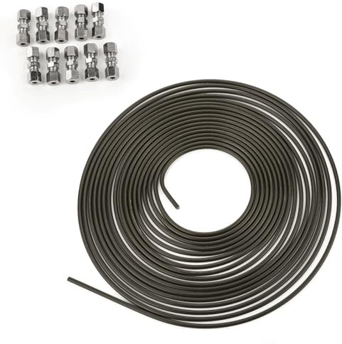 LST 10m Bremsleitung pulverbeschichtet Bremsrohr Ø 4,75mm mit Schnellverbinder