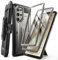 SUPCASE Unicorn Beetle Pro Hülle für Samsung Galaxy S24 Ultra mit Ständer, [2 Frontrahmen] 360° Ganzkörper Stoßfeste Hülle mit Gürtelclip und Kickstand mit Displayschutzfolie für S24 Ultra