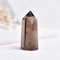 KatLin Baguette en Pierre de Cristal de Quartz fumé Naturel, Pointe de Baguette, Colonne de Cristal, Baguette hexagonale de guérison, décoration de la Maison Ornements