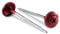 Onduline - Spezialschrauben mit EPDM-Dichtscheibe rot 100er Set - Selbstschneidende Glockenschrauben für Easyline, Base, Ondalux Wellplatten - Befestigungsmaterial Zubehörteile für Dachsysteme
