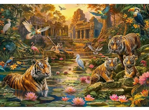 Castorland Puzzle mit 1000 Teilen: Paradies-Tiger