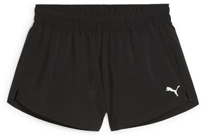 PUMA Unisex W TAD Essential 3 Woven Short Gewebte Shorts, PUMA Black, XXL
