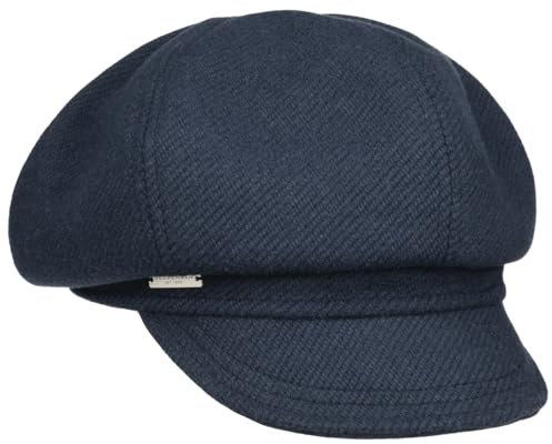 Seeberger Daventa Newsboy Cap Women -, Marineblau, 6 3/4/7 3/8
