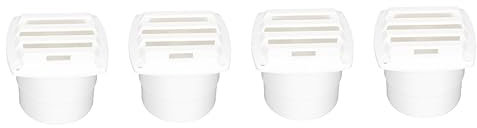 SOLUSTRE 4stücke Externer Entlüftungsdeckel Für Boote Yachten Und Wohnmobile Quadratische Abdeckung Wetterfest Und Langlebig Für Abluft Und Luftzirkulation