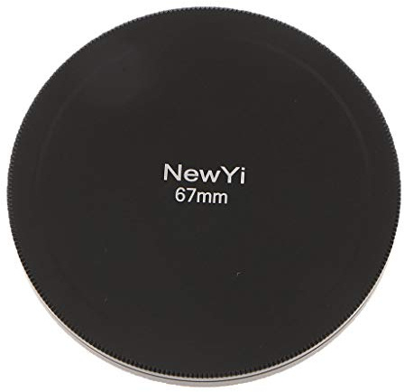 67mm Kamera Objektiv Filter Storage Cap Case Metal Protection Box Cover Black