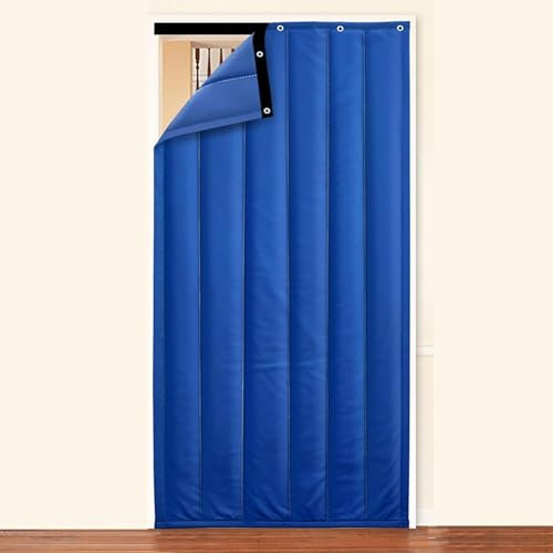 DTREEL Tenda di Protezione dal Calore for Porte, Tenda di Protezione dal Freddo for Porta D'ingresso, 80 Cm X 200 Cm di Larghezza, Tenda for Porta Termica Ispessita(D,80x200cm)