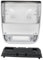BGRVCKS Fascia du Panneau Radio pour Peugeot 406 1995-2005 Voiture 9 Pouces 2 Din Radio Fascias Cadre Panneau De Lecteur Stéréo(Cadre argenté)