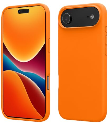 kwmobile Handyhülle für iPhone Air Hülle, für iPhone Air Case - Hülle Silikon - kabelloses Laden - Fruity Orange