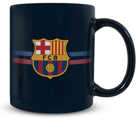 Hy-Pro Barcelona Ceramic Mug - 11oz/325 ml Football Fan Cup for Hot Drinks | Officially Licensed, Microwave & Dishwasher Safe Gift for Men & Boys