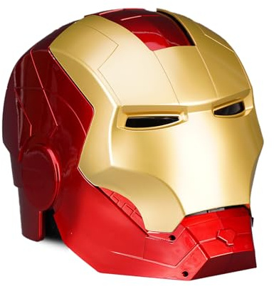 Iron Helmet Mask for Adults, Role Play Item for Adults, Super Cool Helmet, Hero Costume Accessories, Christmas/Birthday Gift for Adults, Fans, Friends/Husbands (Ages 14 and Up)