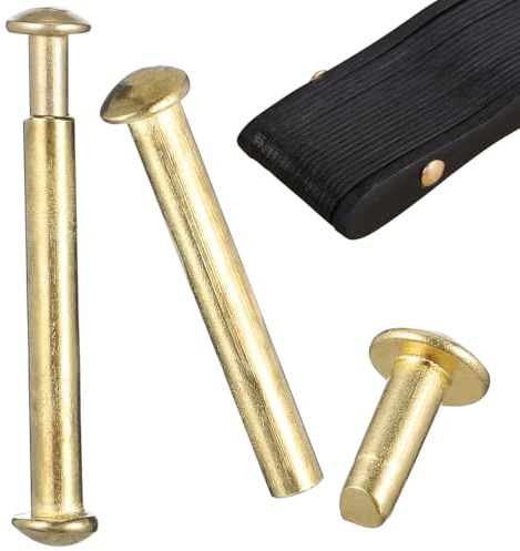 BESPORTBLE Folding Fan Shaft Rivets and Nuts, Chinese Hand Fan Repairing Fasteners Pack