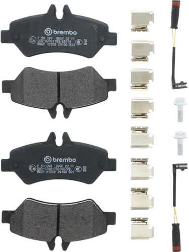 Brembo P 50 084 Bremsbelagsatz, Scheibenbremse - (4-teilig) | Kompatibel mit: MERCEDES-BENZ SPRINTER 3,5-t Bus, SPRINTER 3,5-t Kasten, SPRINTER 3,5-t Pritsche/Fahrgestell
