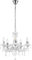 Globo Hängeleuchte Hängelampe Kronleuchter 5 flammig Deckenbeleuchtung Innenbeleuchtung Lampe chrom weiß max 40W 63113-5