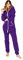 Moniz Damen Jumpsuit, Onesie, Overall (violett, XL)