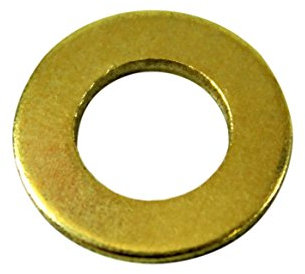 SN-TEC Messing Unterlegscheibe 4,3 mm für M4 DIN 125 massiv messing (50 Stück)